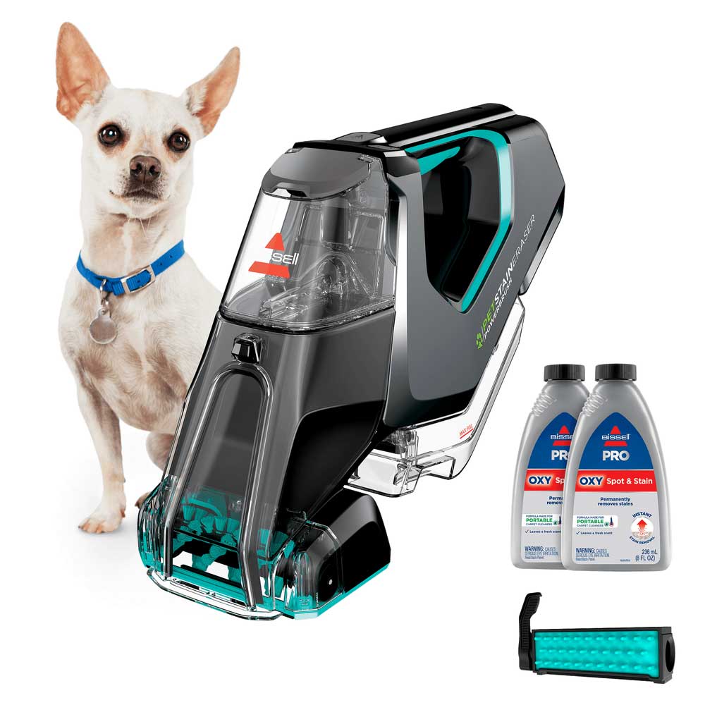 Pet Stain Eraser™ PowerBrush Plus Portable Carpet Cleaner