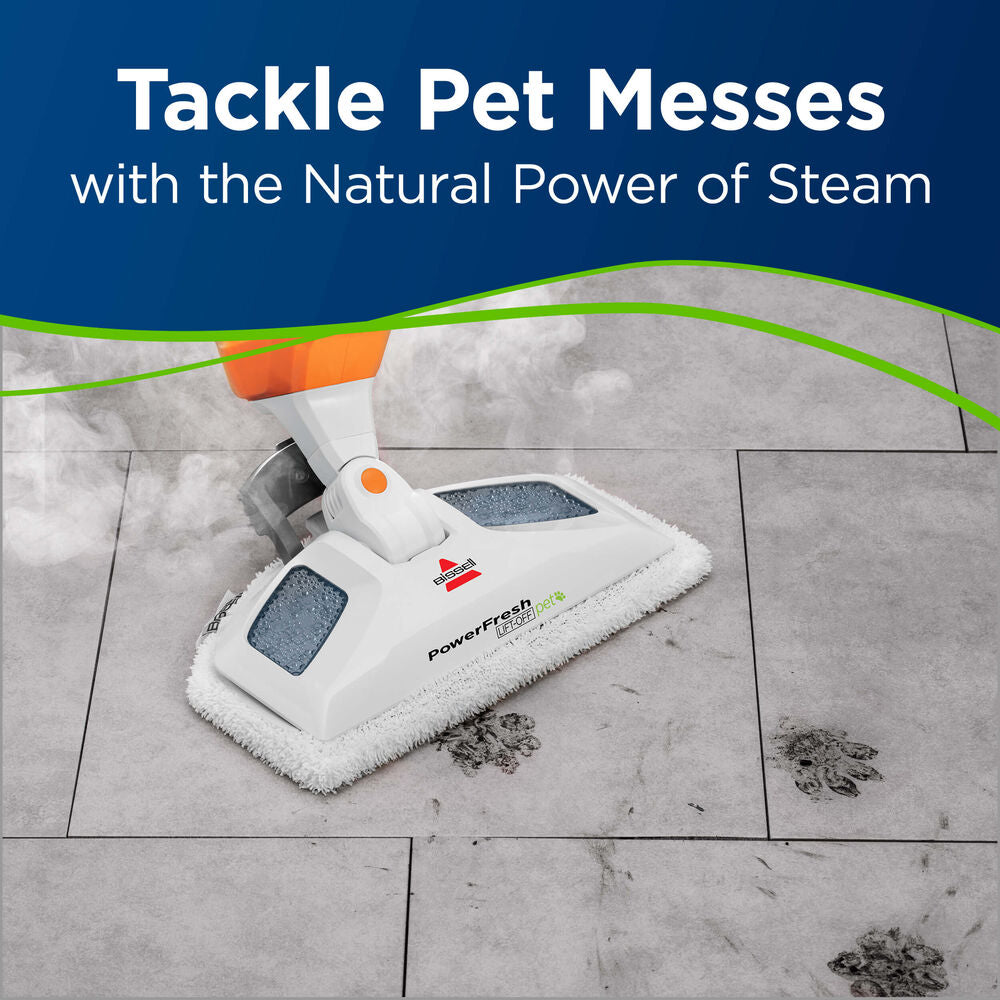 PowerFresh® Pet Lift-Off® 2-in-1 Scrubbing & Sanitizing Steam Mop