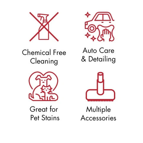 MR-50 Steam Vacuum Combo