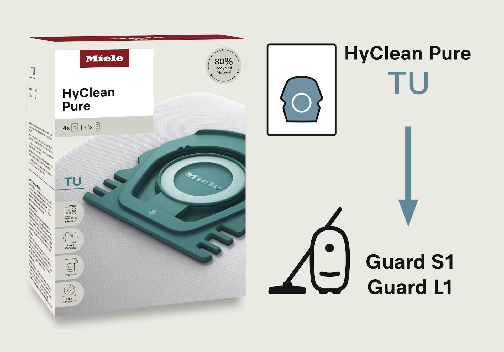 HyClean Pure TU vacuum cleaner bag