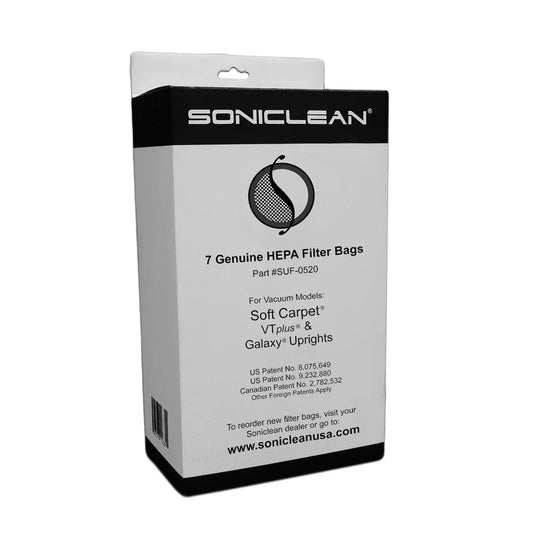 Soniclean Upright HEPA Filter Bags